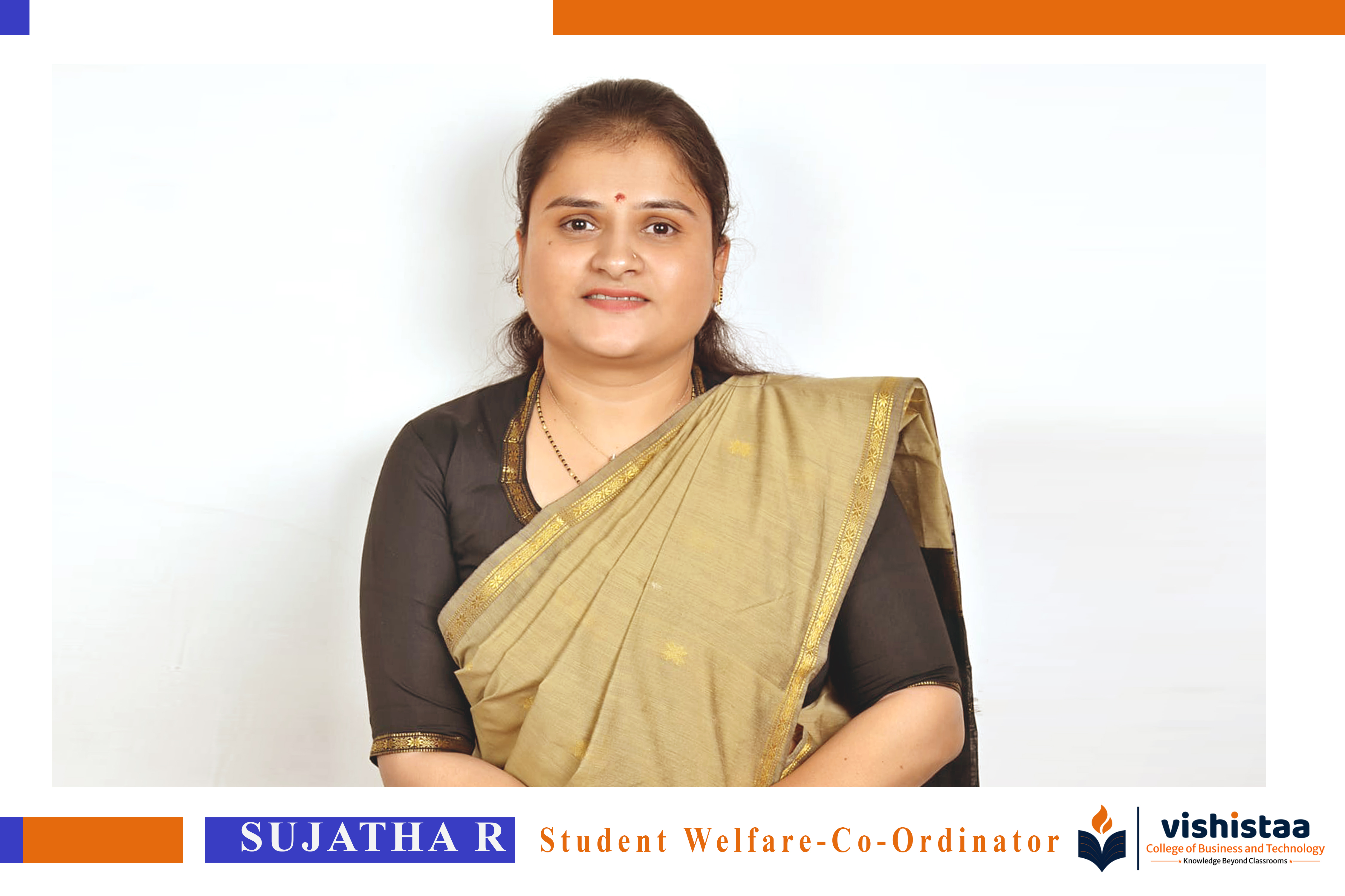 Smt. Sujatha R — Director, Student Welfare